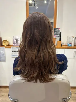 ミディアム カラー ROSSO 川口店 木村 舞衣のヘアスタイル