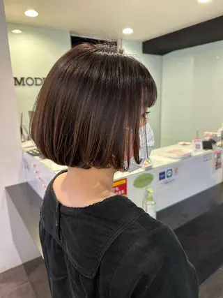 ミディアム レイヤー/ハイトーン ROKUのヘアスタイル