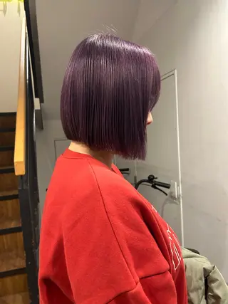 ショート カラー hen所属・心斎橋/レイヤー/ ブリーチ/モエのヘアスタイル