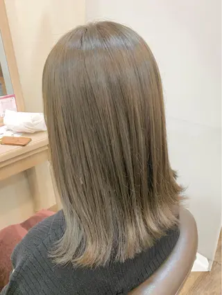 セミロング 福原遼華/小顔ショー ト/髪質改善のヘアスタイル