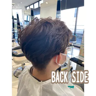 ショート メンズ 🪽羽エク/Ash 店長/折目奈央🪽のヘアスタイル
