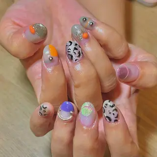 ネイル 𐂃 colorer𐂃のネイルデザイン