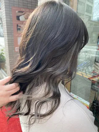 ロング カラー ️🫧押上️🫧はな 🫧うる艶パーマのヘアスタイル