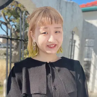 ミディアム ちほ /ボブスタイルのヘアスタイル