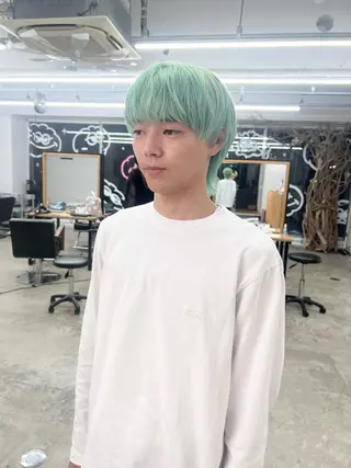 メンズ MONIQA原宿所属・24時間受付🌈ブリ ーチ特化RYUTOのヘアスタイル