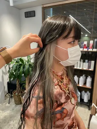 ロング ior北千住【イオール】所属・YU(ハイトーン/ ブリーチカラー)のヘアスタイル