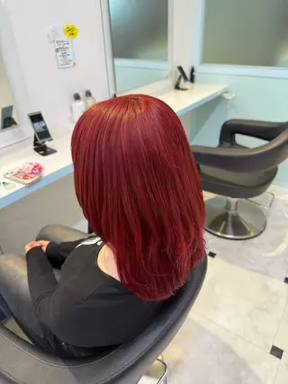 カラー 🍒♡艶髪暖色カラー saaya♡🍒のヘアスタイル