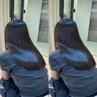 セミロング youres hair 新宿3丁目店所属・💎髪質改善✖︎ ハイトーン💎柴田のヘアスタイル