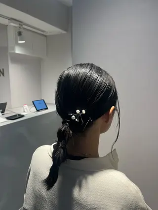 ミディアム SALOWIN大宮crest所属・艶透明感カラー/レイ ヤー🌻/rioのヘアスタイル