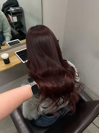 ロング カラー REINA ISHIDOのヘアスタイル