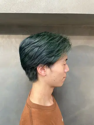 ショート カラー メンズ TNB TOKYO所属・Insta 指名 No.1KURUMIのヘアスタイル