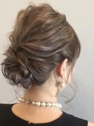 セミロング ヘアアレンジ トップスタイリスト ✨KIRIKA中野✨のヘアスタイル