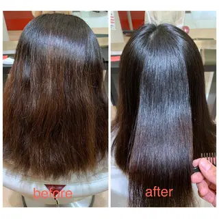 セミロング 髪質改善美容師 鈴木のヘアスタイル