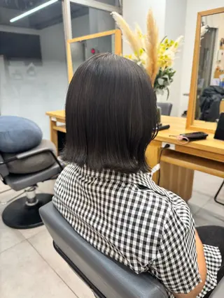 カラー うるツヤカラー💖 なるみももかのヘアスタイル