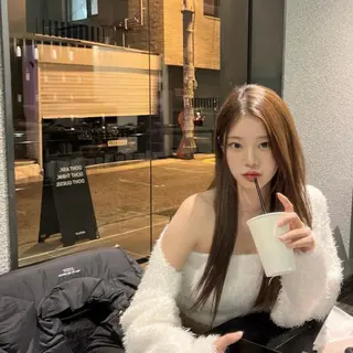 カラー 🤍ベージュ/透明感 韓国ヘア/まりん🤍のヘアスタイル