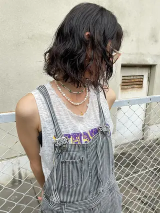 ミディアム パーマ 🩵ANELA東口 齋藤琴音💚のマツエク・マツパデザイン