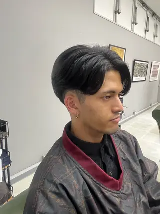 ミディアム メンズ 小池 風賀のヘアスタイル