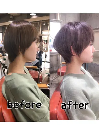 ショート 北條 優輝のヘアスタイル