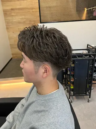 ショート パーマ ヘアアレンジ メンズ men'slapis YUTOのヘアスタイル