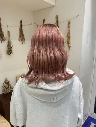 セミロング カラー Hair Resort ALL BLue所属・細貝 舞利のヘアスタイル