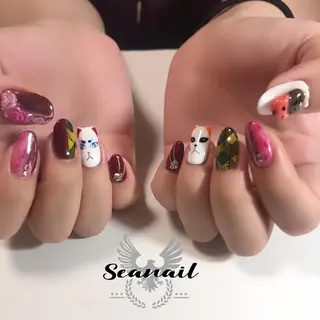 ネイル 小尾 栞のネイルデザイン