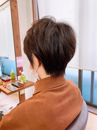 ショート カラー パーマ ベリショディレクター 小野 健太郎のヘアスタイル