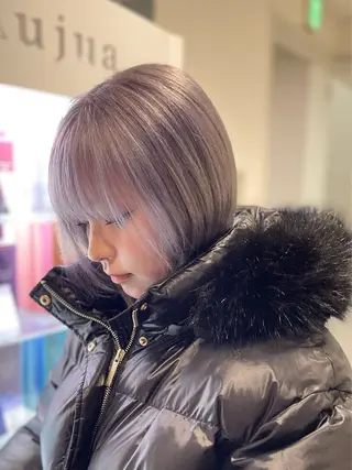 ロング カラー GaKu/ハイトーン /ブリーチ/ブロンドのヘアスタイル