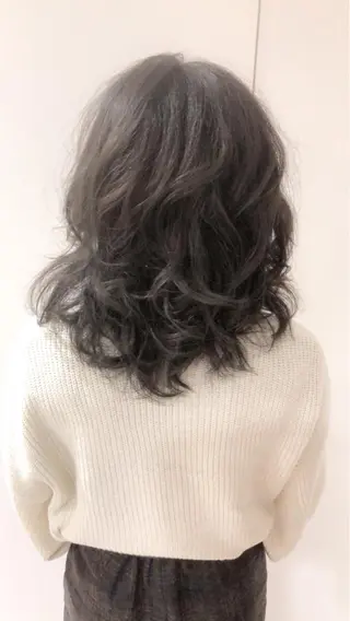 ミディアム カラー 髪質改善 MAKIのヘアスタイル