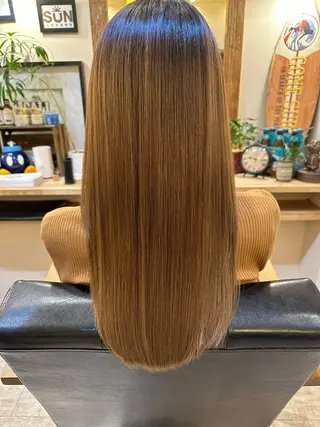 ロング 福井 優のヘアスタイル