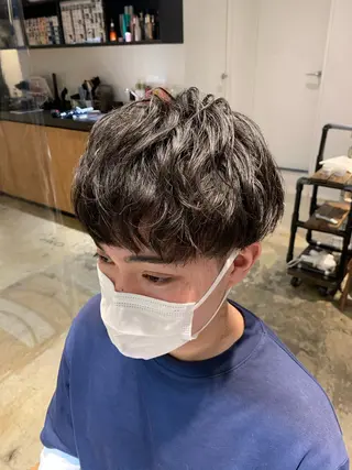 パーマ メンズ 吉沢遣人/レイヤー 艶カラー/パーマのヘアスタイル