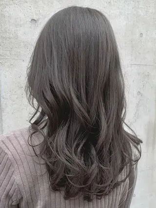 セミロング カラー 佐藤 涼太のヘアスタイル