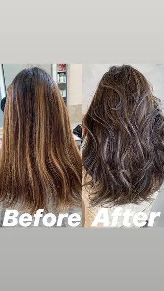 セミロング カラー ヘアアレンジ 【代表】高山 一真のヘアスタイル