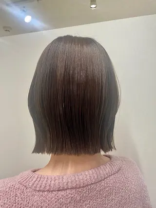 ミディアム エンドウ　ミノリ🤎 /半個室/レイヤーのヘアスタイル