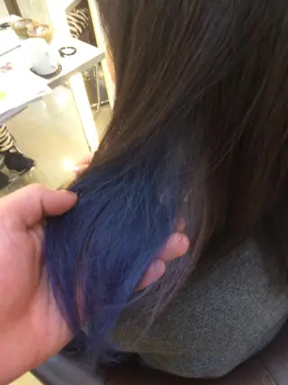 ミディアム セミロング カラー 似合わせ/代表 髪質改善/山田将大のヘアスタイル