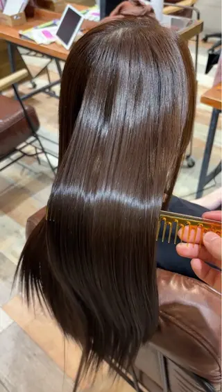 ロング ダブルカラー/艶カラ ー✨北野天夕のヘアスタイル