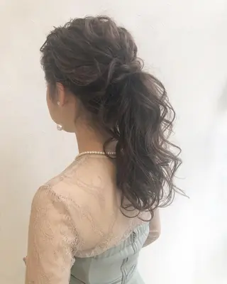 ロング ヘアアレンジ nakahara madokaのヘアスタイル