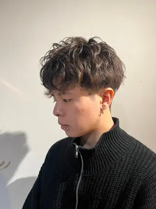 カラー メンズ パーマ ✨メンズカット海老名 No.1/上田琉翔✨のヘアスタイル