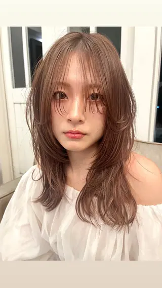 ミディアム カラー 🌟TOSHI/透明 感カラー/ショートのヘアスタイル