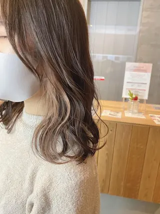 ミディアム カラー 具志 正太のヘアスタイル
