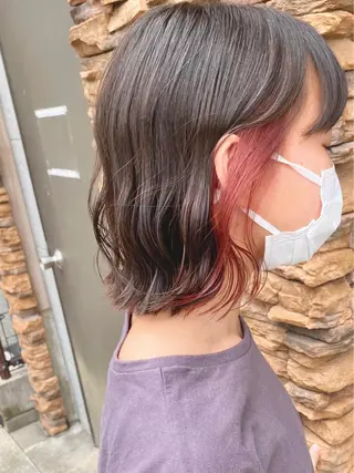 ミディアム カラー 近藤 若菜のヘアスタイル