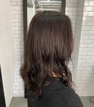 ミディアム パーマ カラー 紙屋町　legare 🌈山村　麻美🫧のヘアスタイル