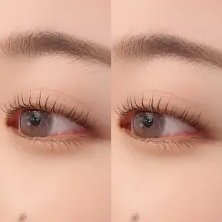 マツエク・マツパ 透明感カラー🎀／ マツエクのヘアスタイル