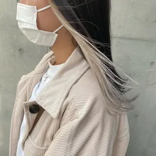 ミディアム カラー ☘️ブリーチ/ハイト ーン/レイヤー/のヘアスタイル