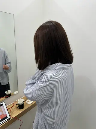 ミディアム カラー ヘアセット/ワンカラ ー💐nao.のヘアスタイル