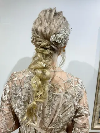 ロング ヘアアレンジ ヘアアレンジ にいた　かづしげのヘアスタイル