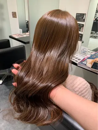 ロング 板橋 カラーモデル ︎🪄︎︎✨/大室凜のヘアスタイル