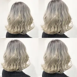 ミディアム カラー メンズカット/波巻き TAKUMAのヘアスタイル