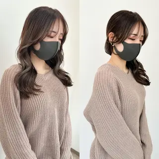 ミディアム カラー ミタニ/髪質改善 /レイヤーカットのヘアスタイル