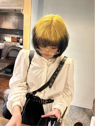 ミディアム ハイトーン/ブリーチ 🧁soraのヘアスタイル