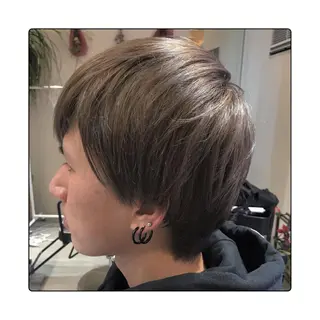 ショート カラー メンズ 大久保 隆蔵のヘアスタイル